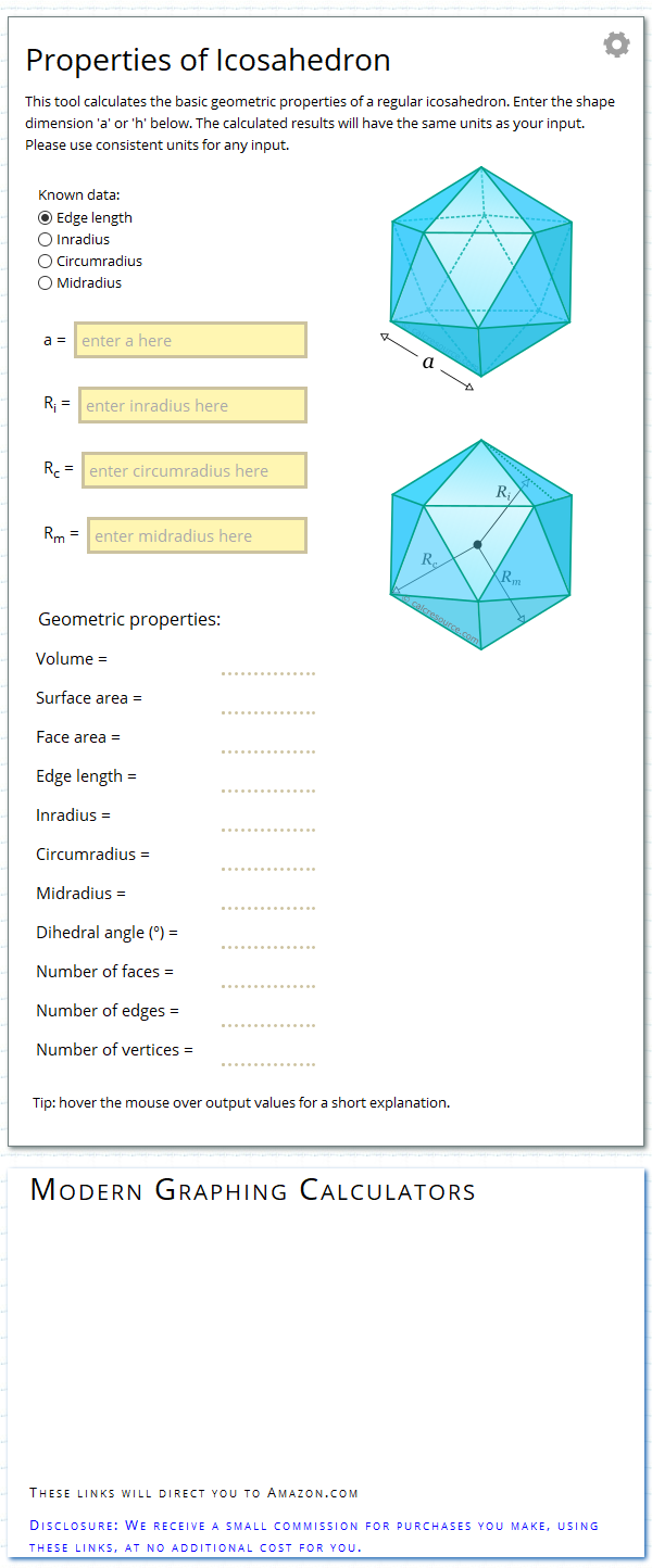 properties-of-regular-icosahedron-calculator-calcresource