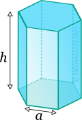 base edge of a hexagonal prism
